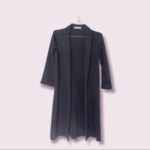 If your a workaholic like me. Style your sassy ness with a long black blazer!